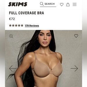 SKIMS Smoothing Intimates Full Coverage Lightly Lined Bra - Color Sand